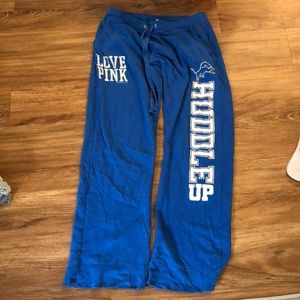 VS PINK DETROIT LIONS SWEAT PANTS